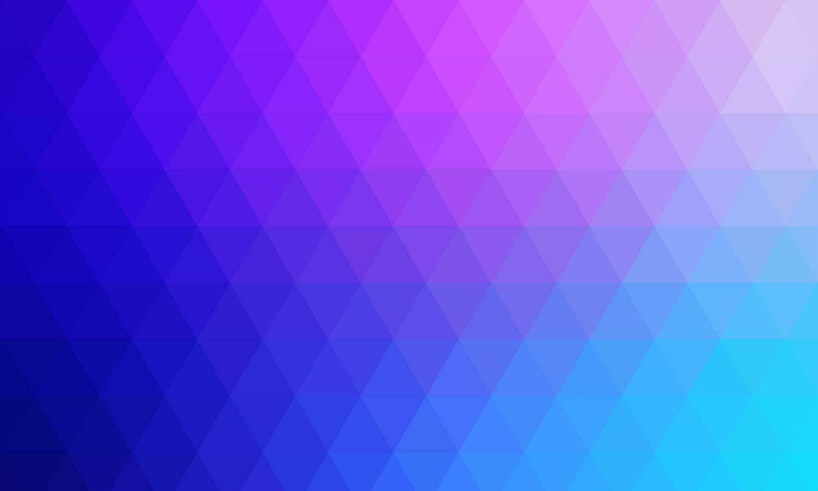 Polygonal background with a composition of gradient colors purple blue pink. vector