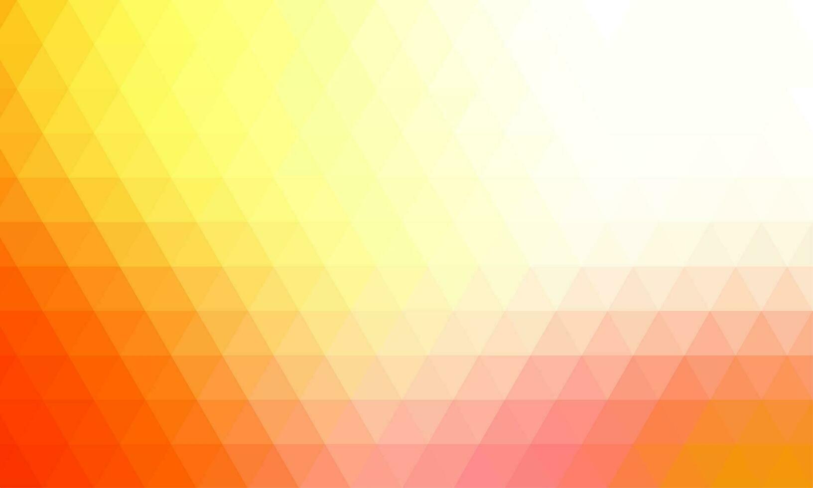 Geometric abstract triangles on yellow orange background stock illustration.background with glowing color range. vector