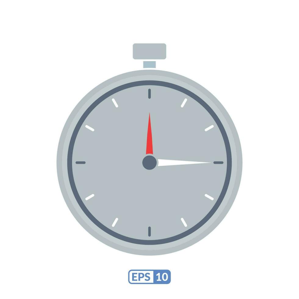 Stopwatch color symbol EPS10. vector