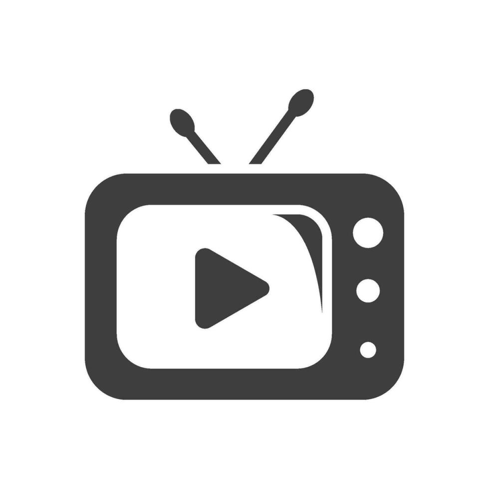 television icon design vector