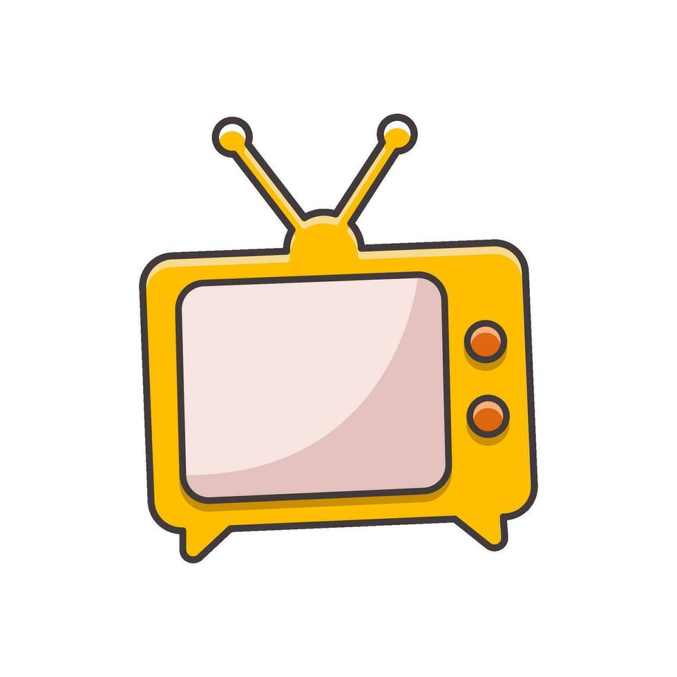 televisión icono diseño vector