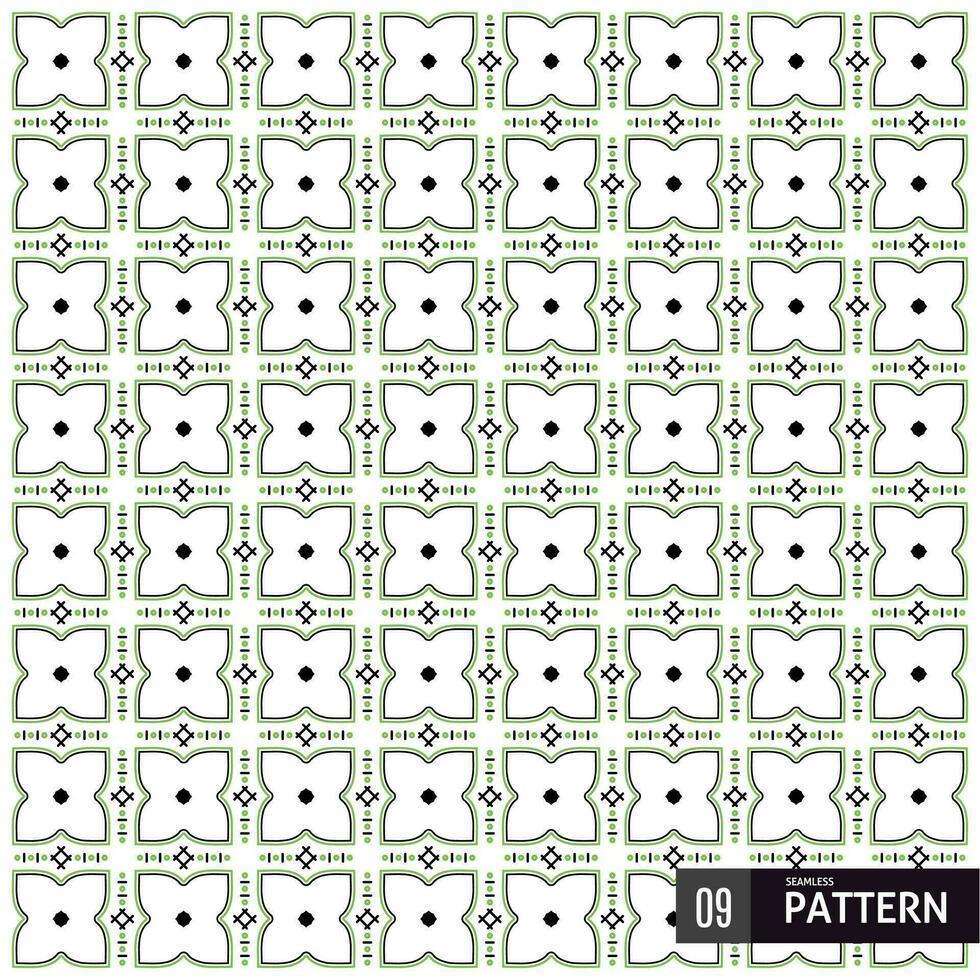 Geometric ornamental vector pattern, with neatly arranged lines. Seamless design
