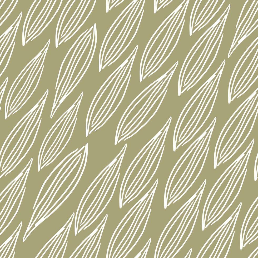 Pattern with leaves. Perfect for printing, textiles, wrapping paper. Vector illustration