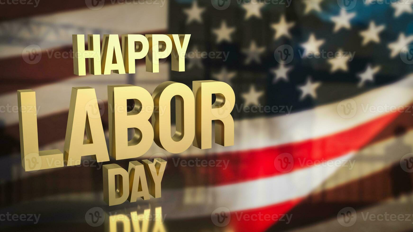 The Happy Labor Day for holiday concept 3d rendering photo