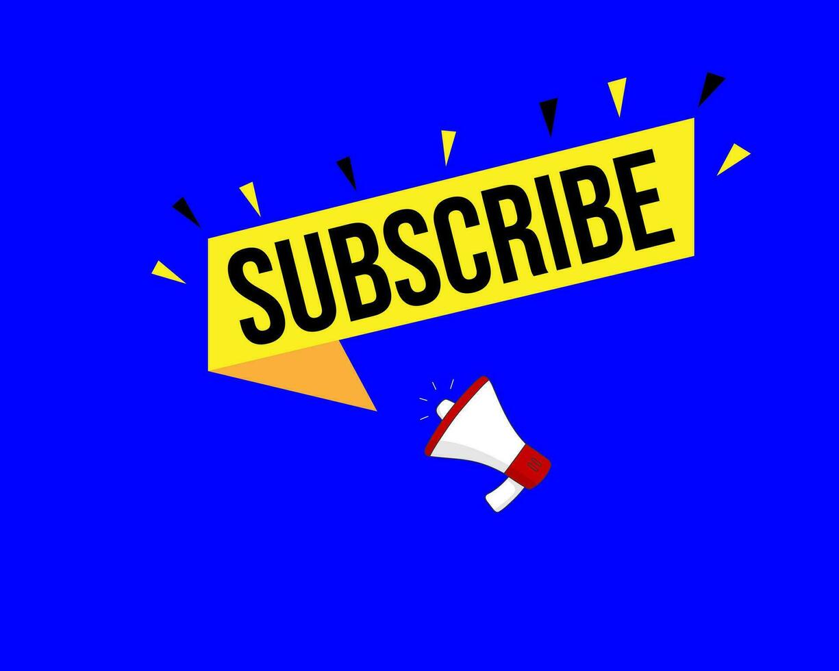 subscribe speech bubble vector