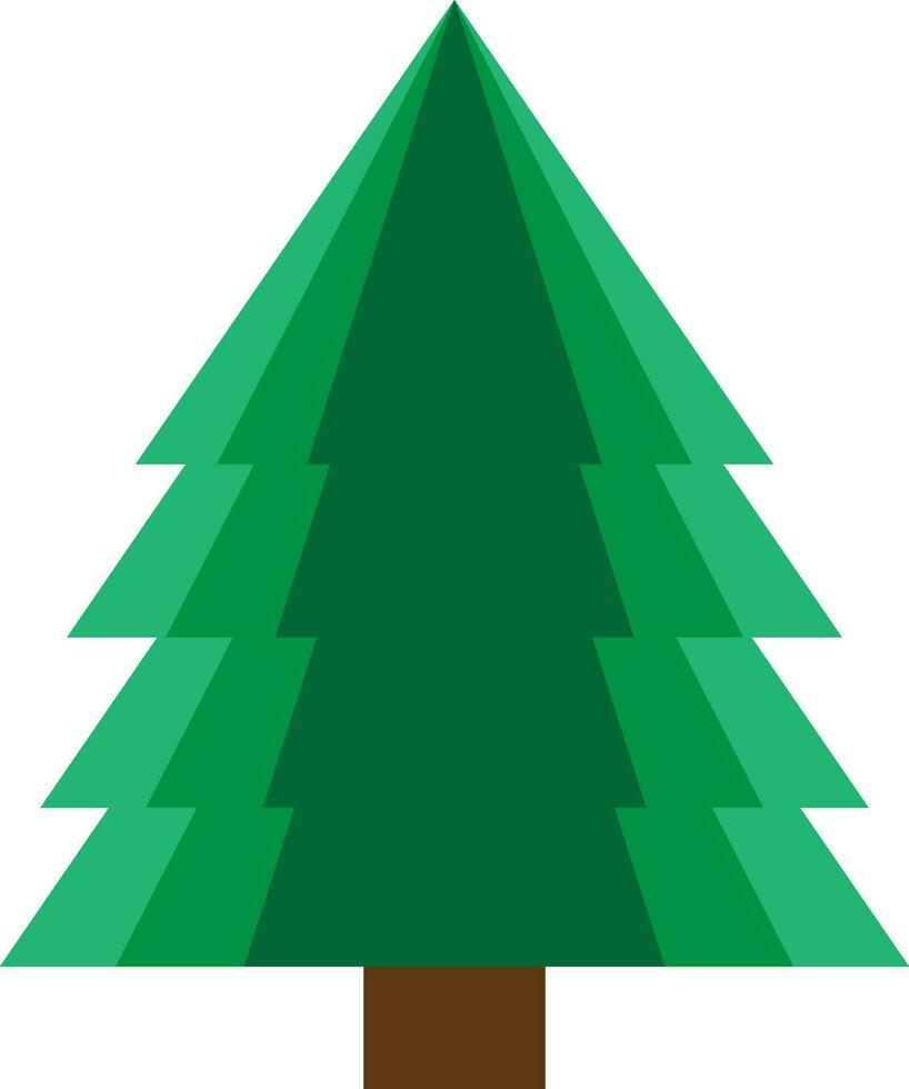 Christmas tree icon isolated on white background vector