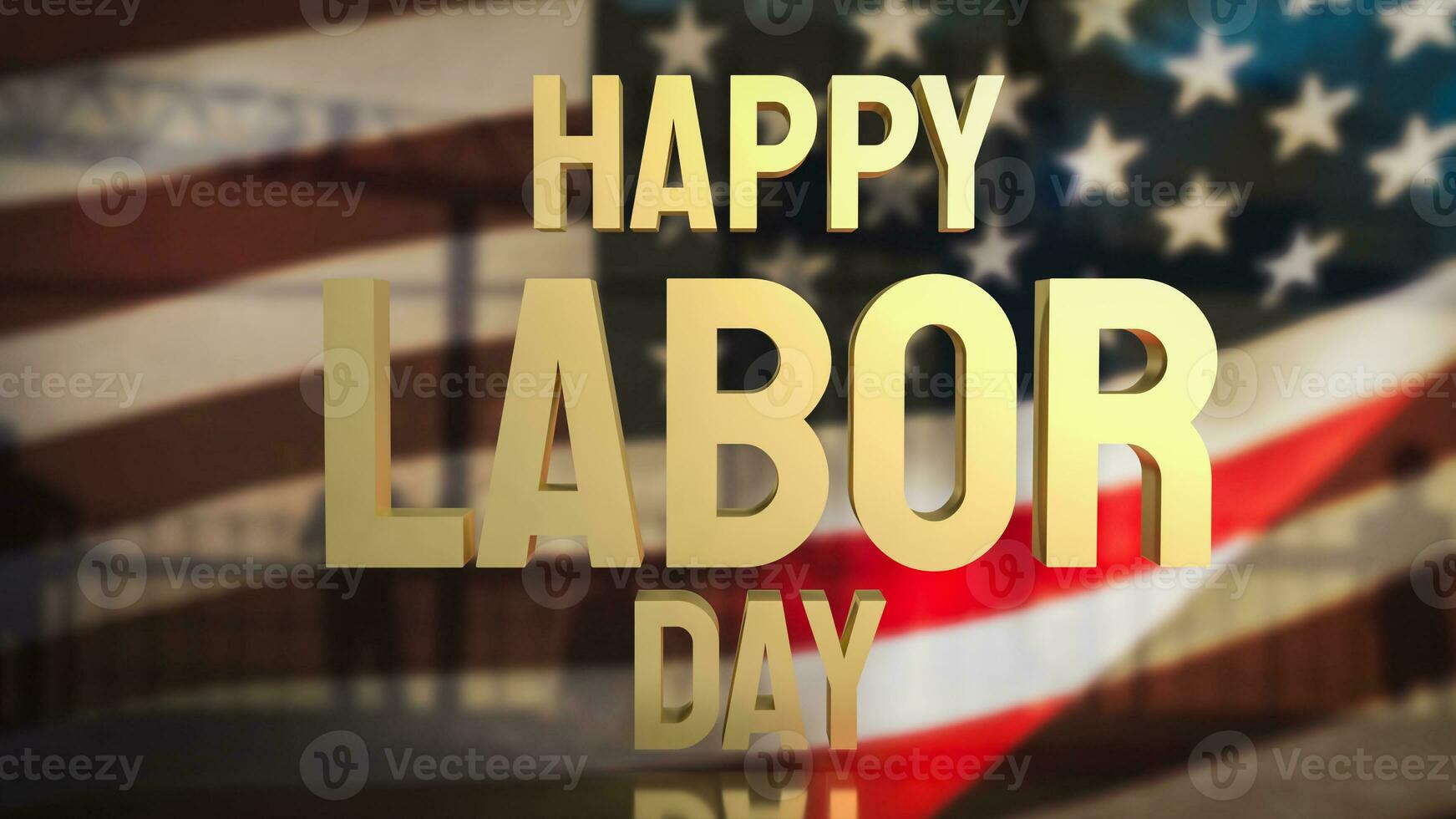 The Happy Labor Day for holiday concept 3d rendering photo