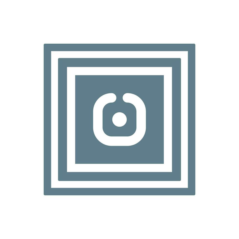 Flat vector icon of NFC microchip tag. Near Field Communication technology and transactions