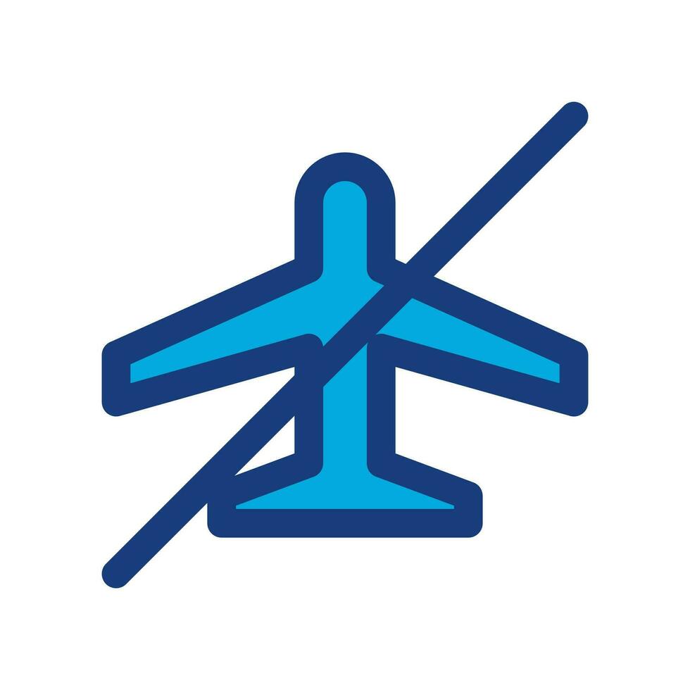 airplane mode icon vector isolated on white background. Simple vector logo