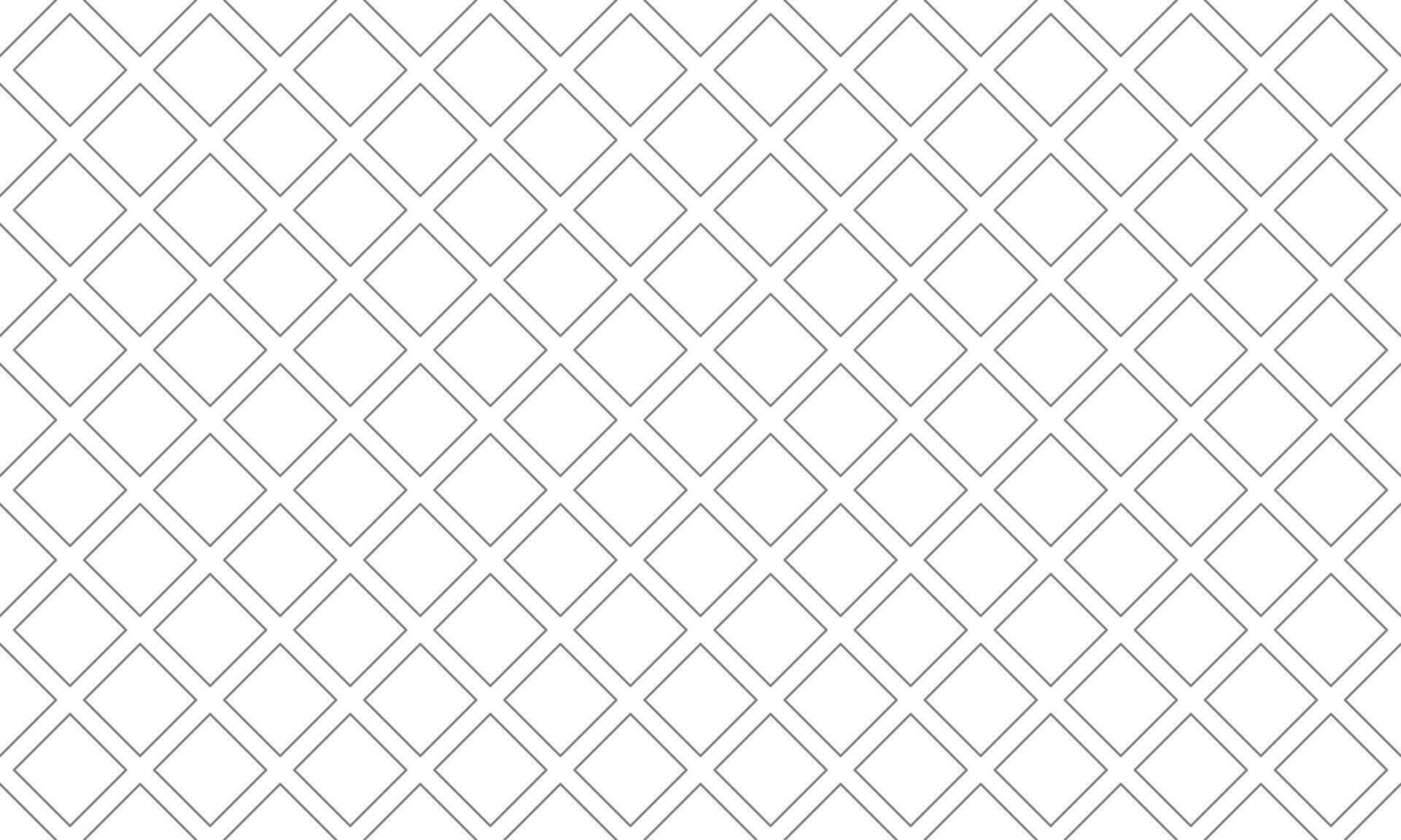 Grey diamond or diagonal square seamless pattern on white background. Vector Abstract.