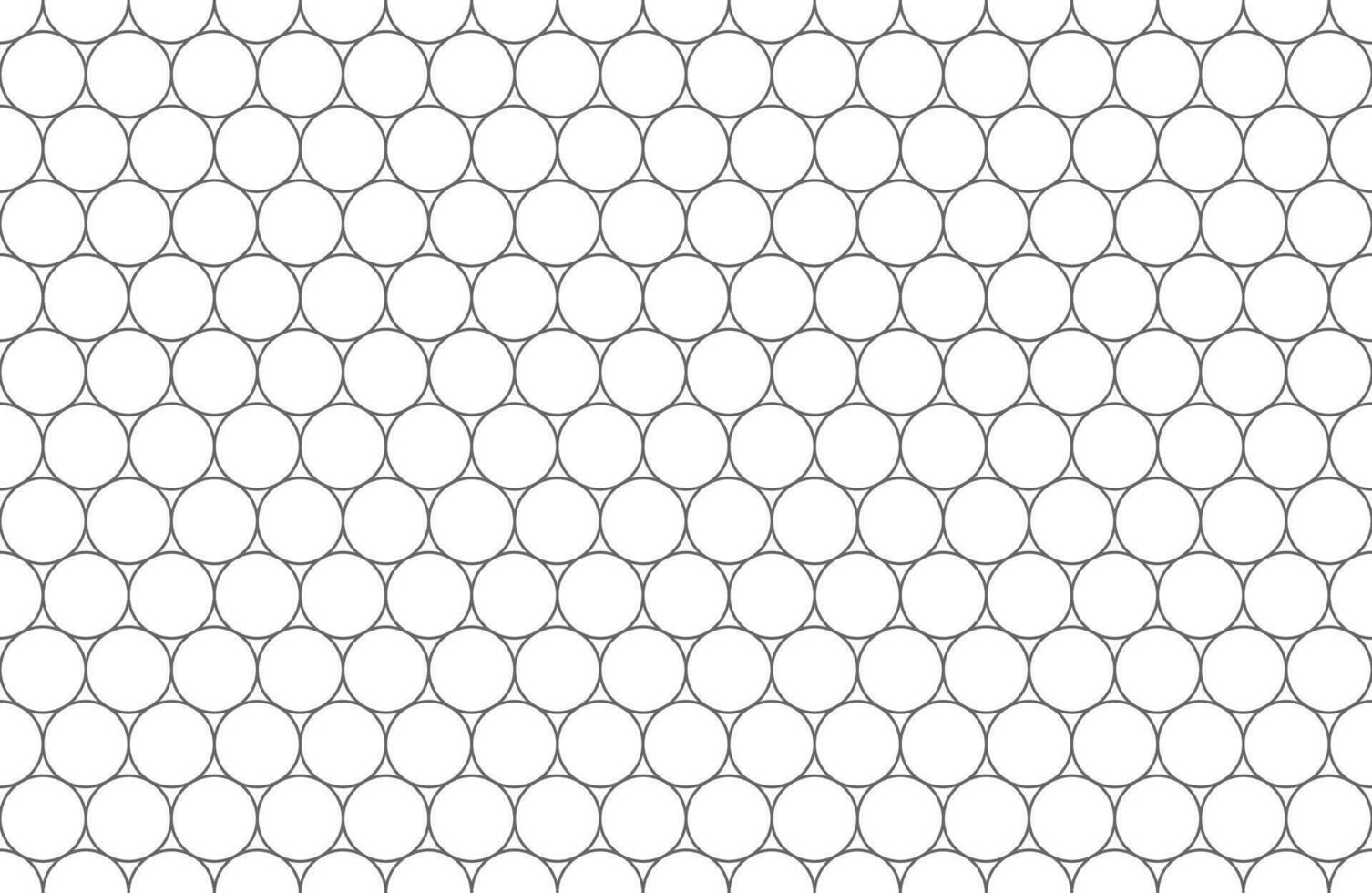 Grey circle shapes seamless pattern on white background. Vector Abstract.