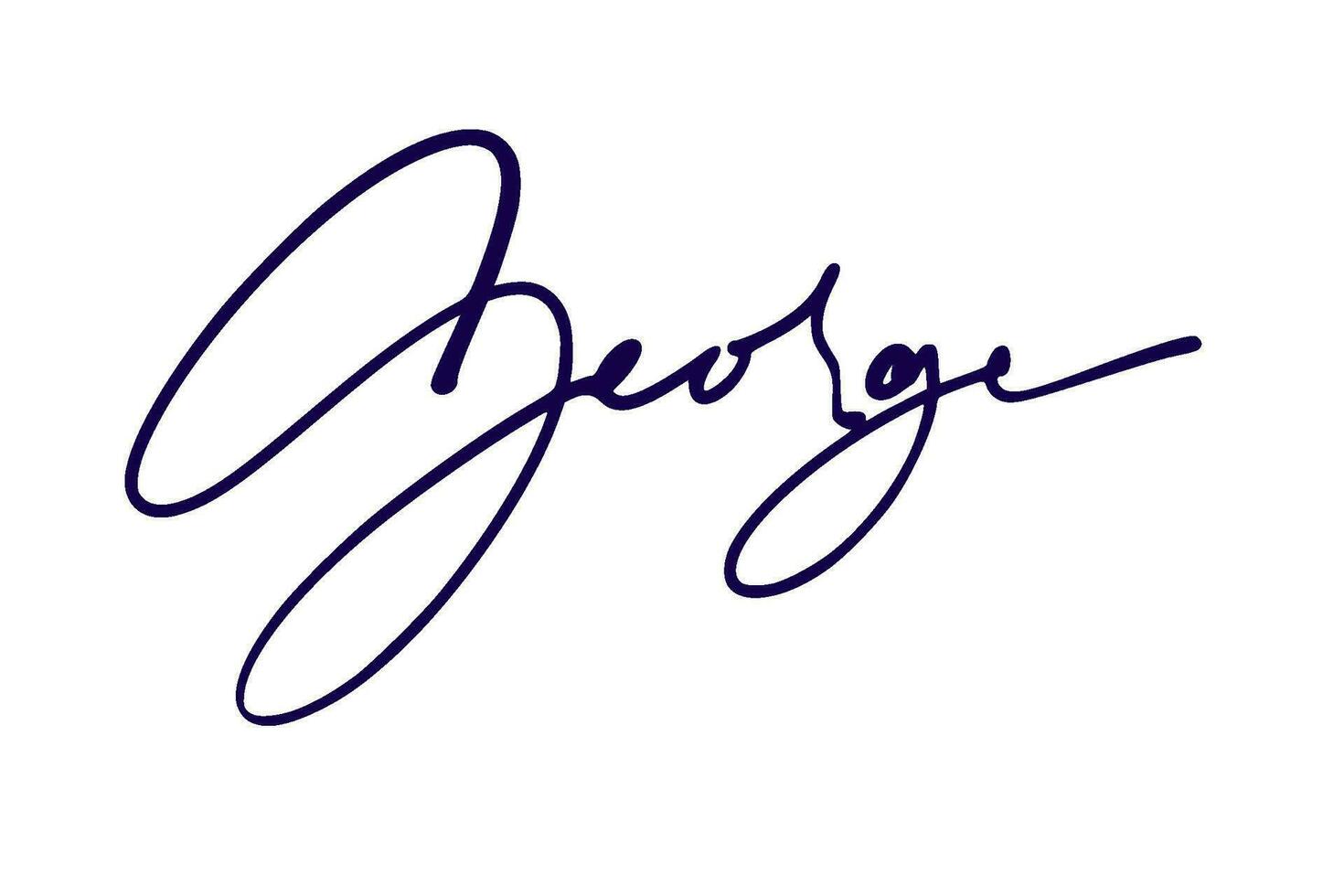 signature series G design illustration vector
