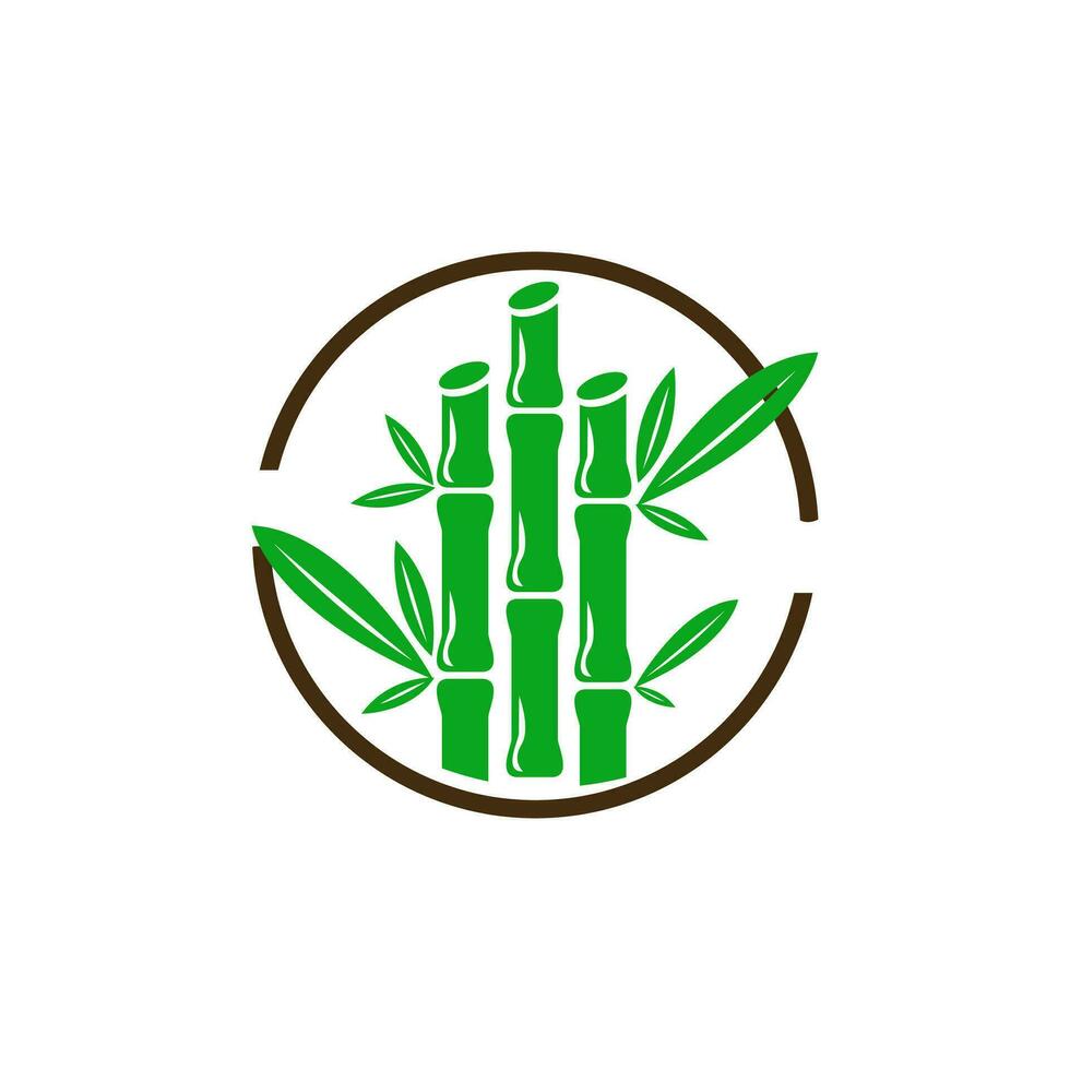 Sugar cane fields, tropical culture logo design. Sugarcane plantation, sugar and food, sugar stem, plant and leaves vector design.