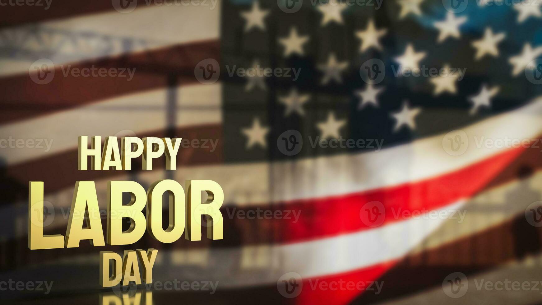 The Happy Labor Day for holiday concept 3d rendering photo