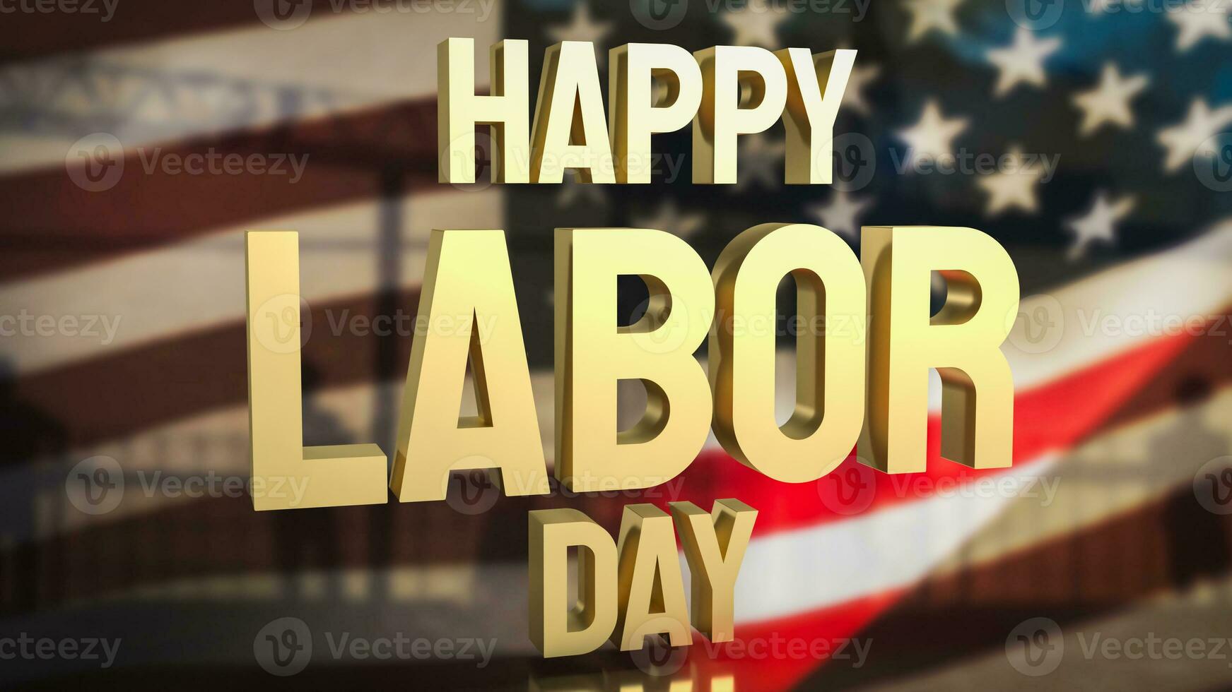 The Happy Labor Day for holiday concept 3d rendering photo