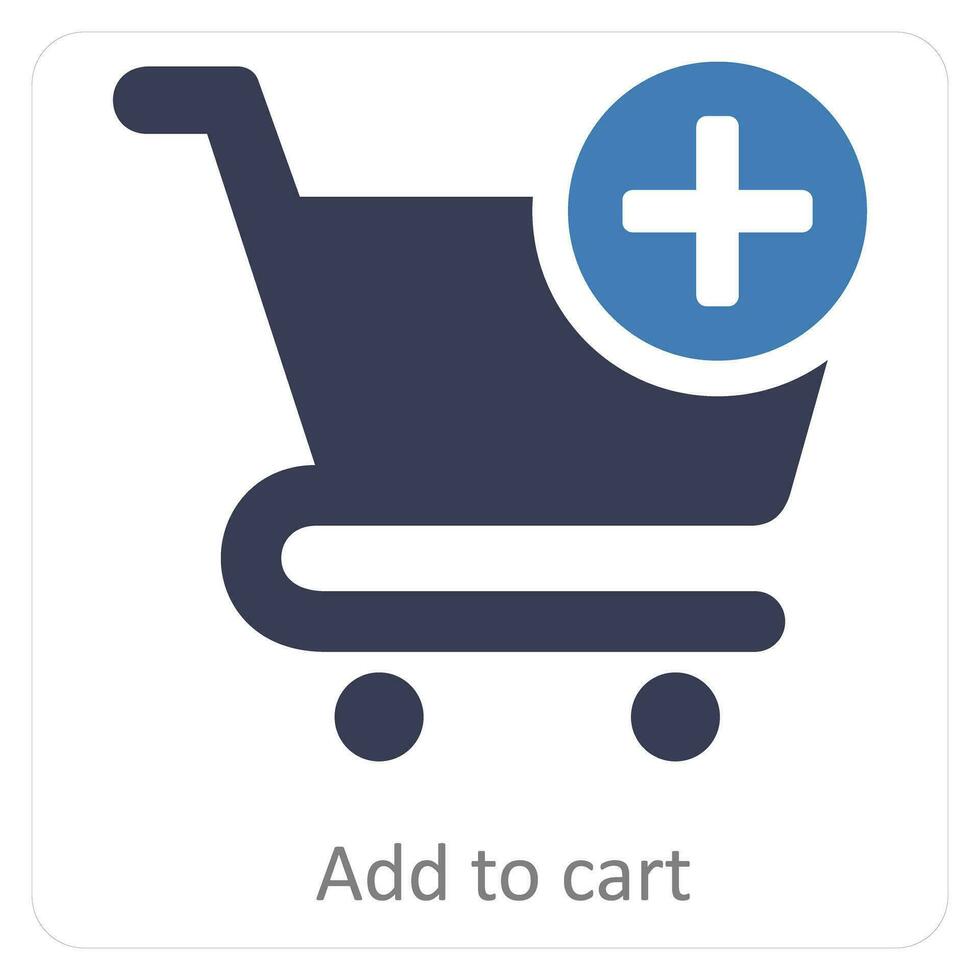 Add to Cart icon concept vector