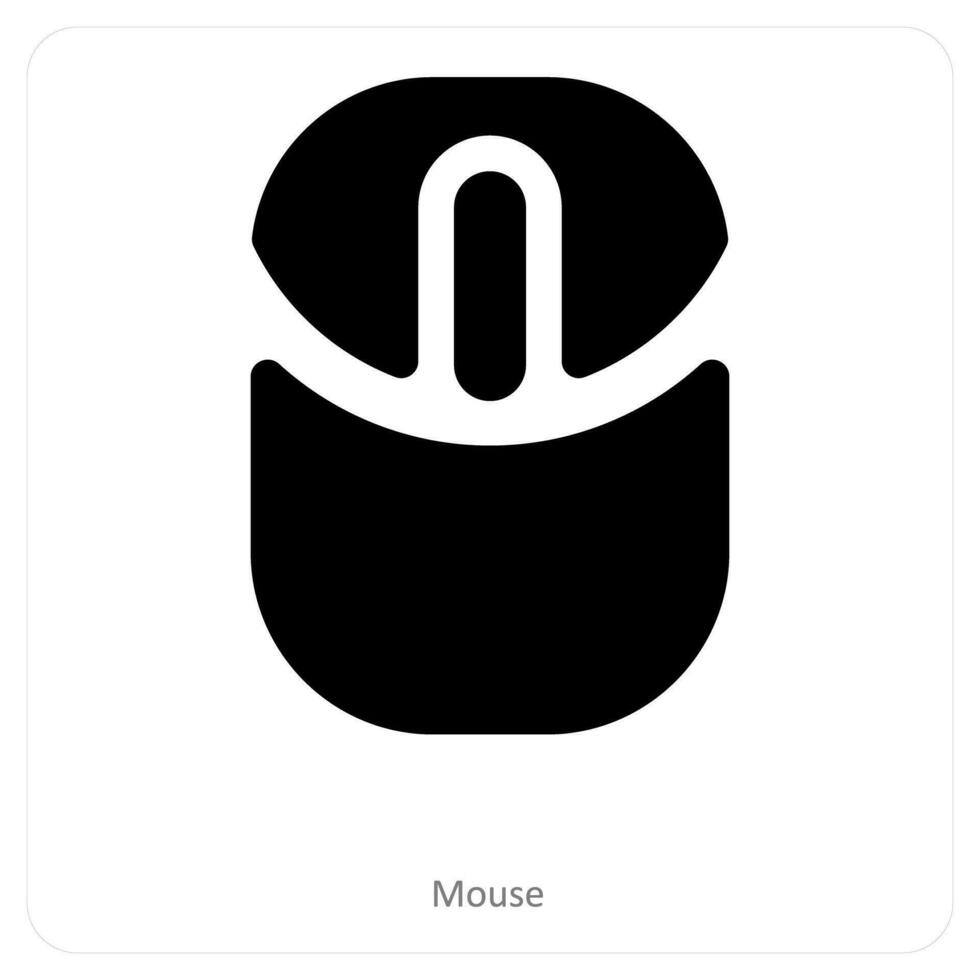 Mouse and click icon concept vector