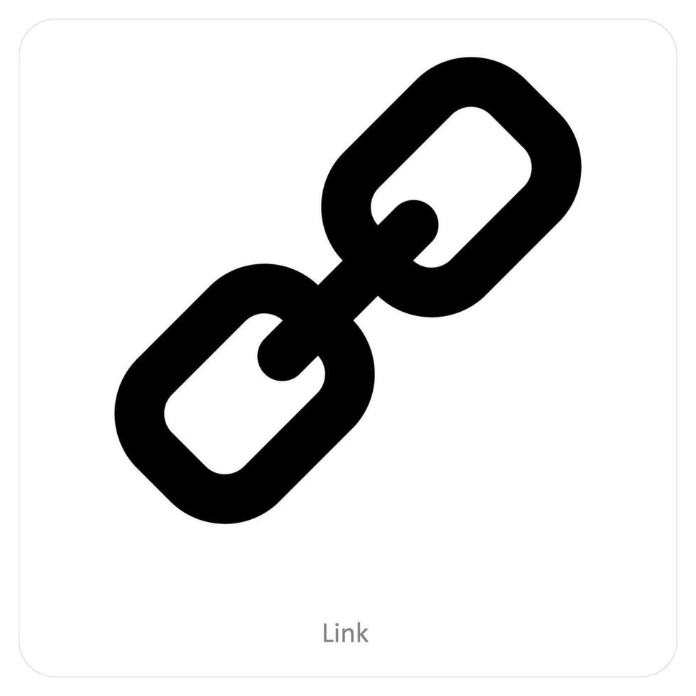 Link and hyperlink icon concept vector