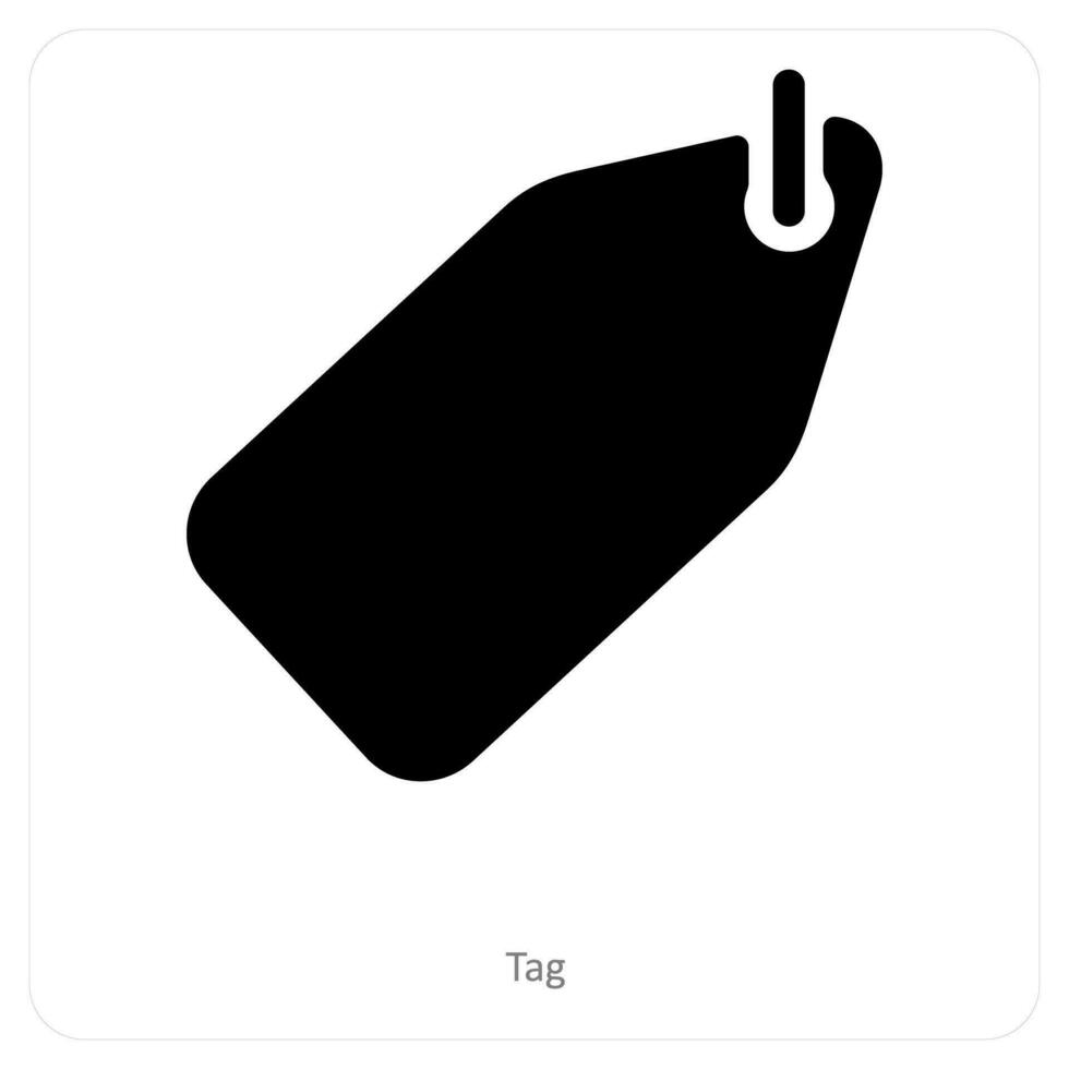 Tag and label icon concept vector