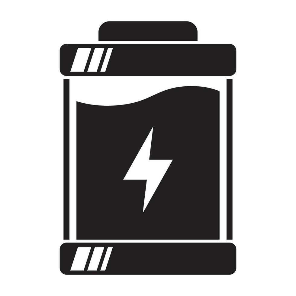 Battery icon. Power battery symbol vector illustration for graphic and web design.