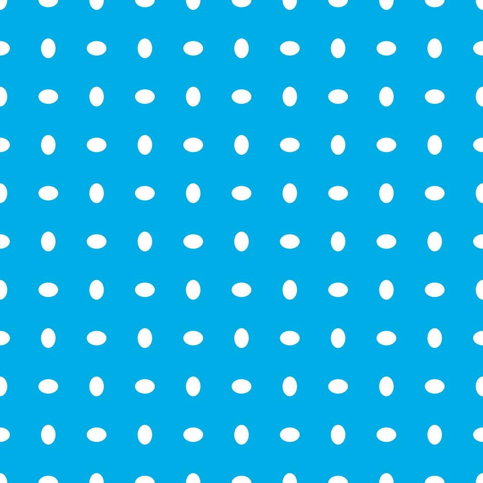 Polka dot seamless pattern, light blue polka dot vector background.