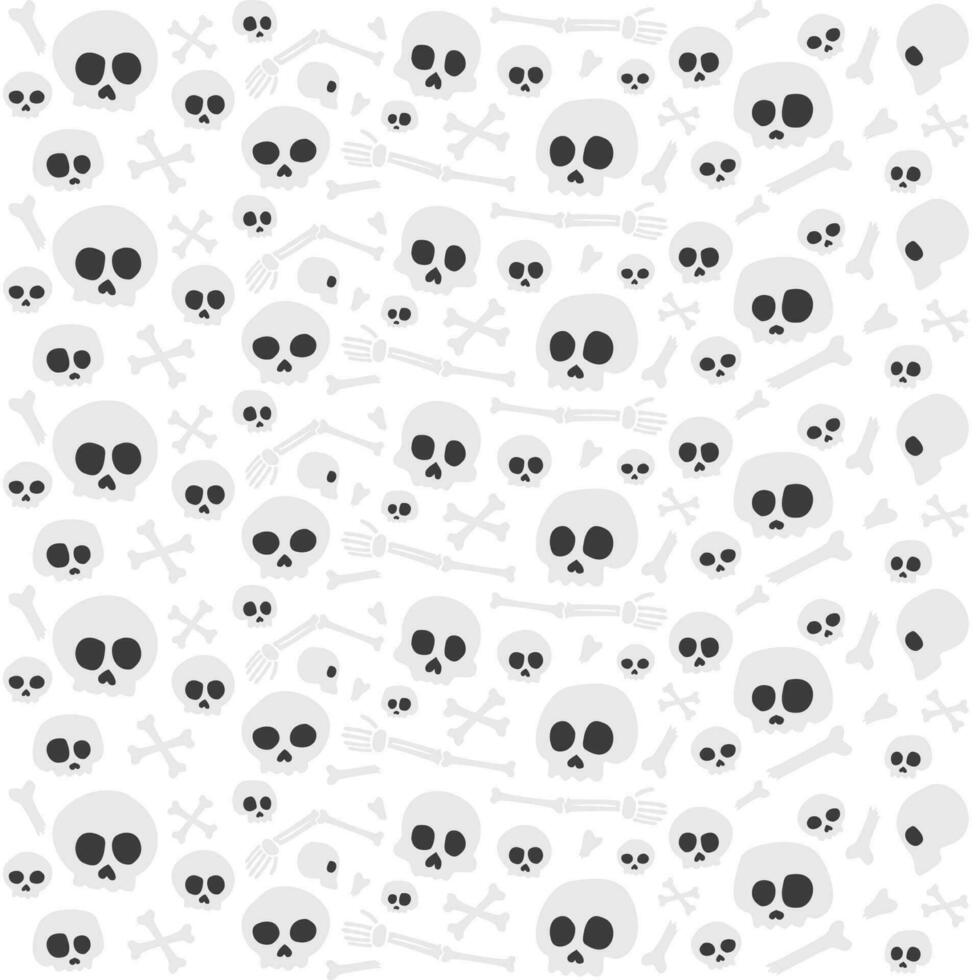 skull seamless pattern. skull pattern background. crossbones and skull pattern. skull print fabric. vector