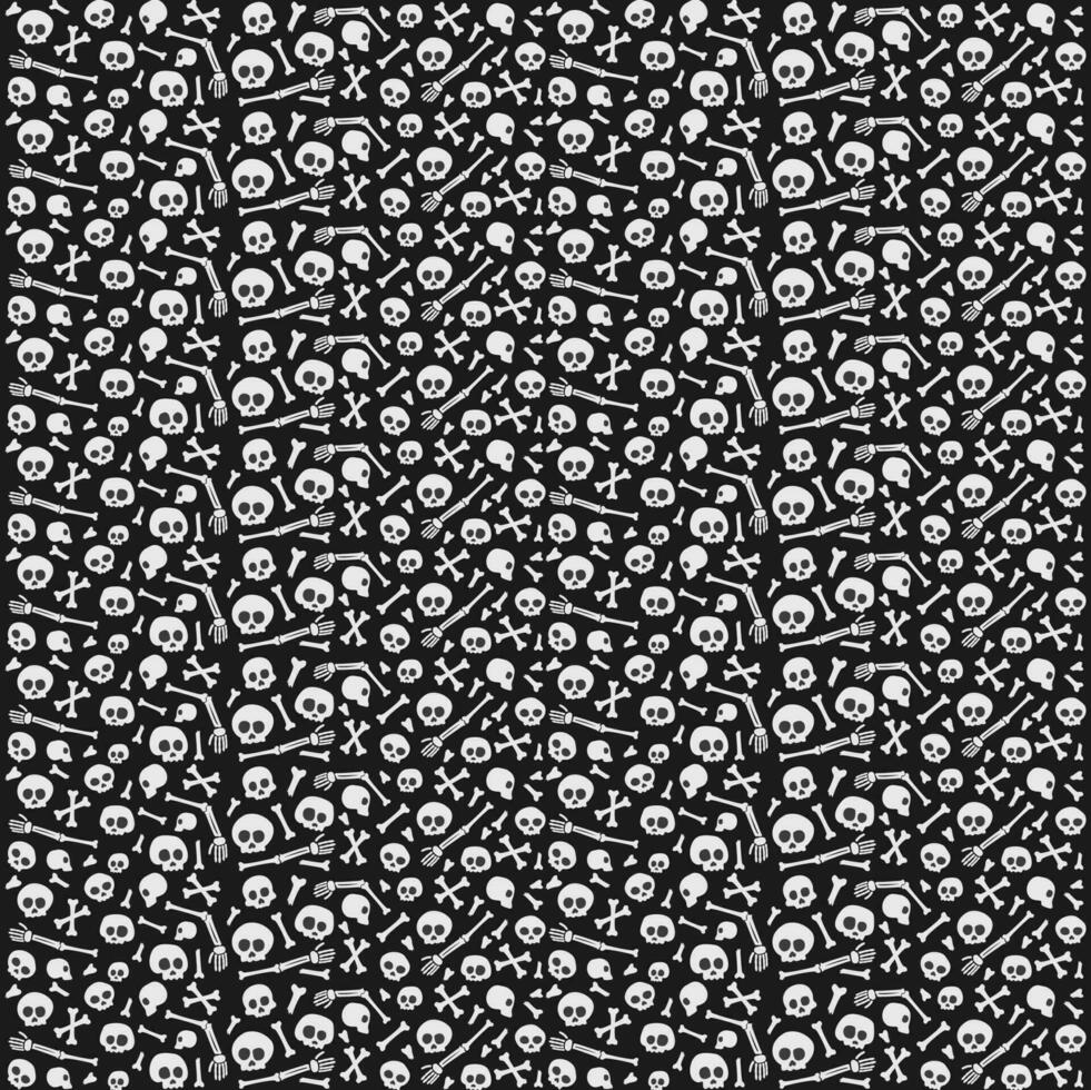 skull seamless pattern. skull pattern background. crossbones and skull pattern. skull print fabric. vector