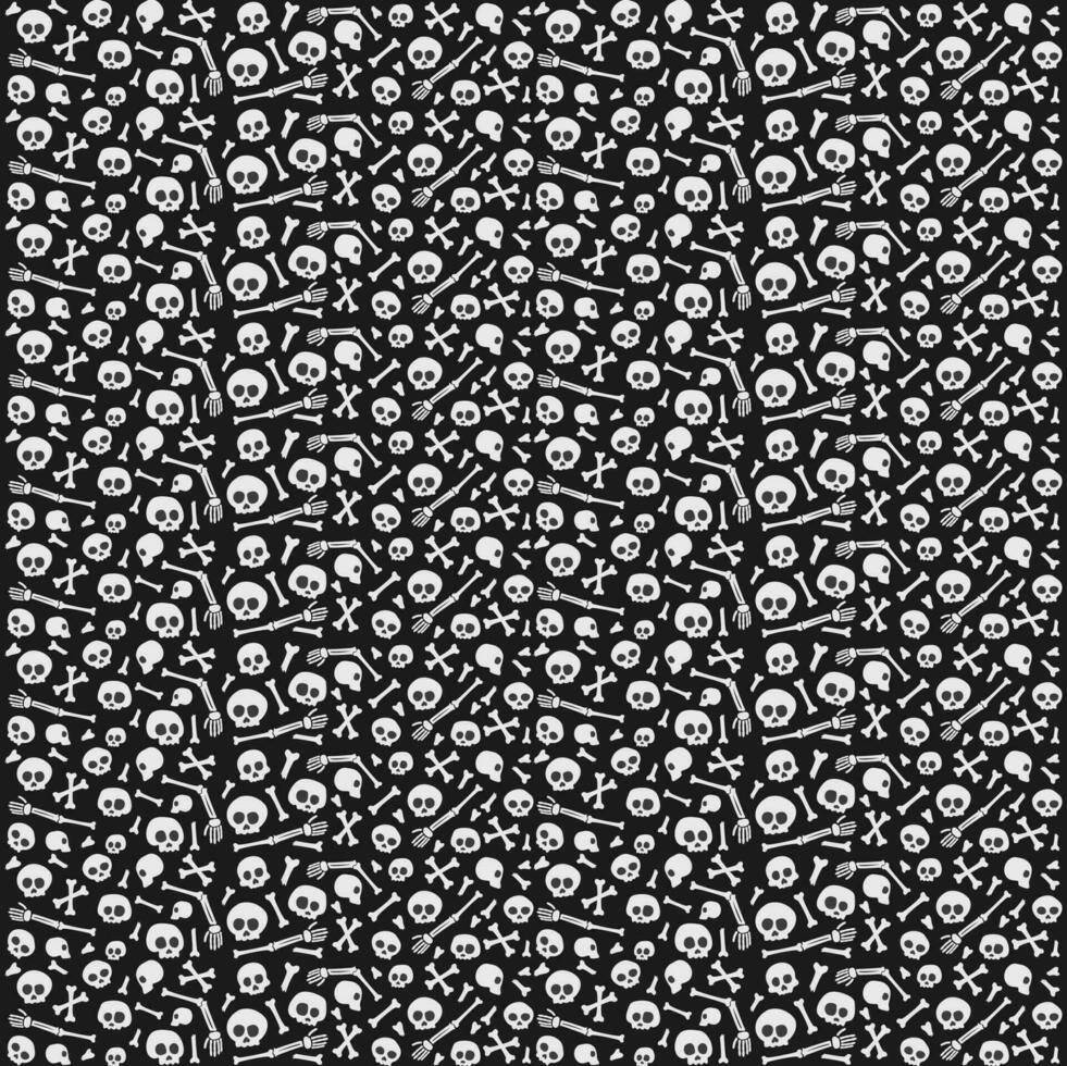 skull seamless pattern. skull pattern background. crossbones and skull pattern. skull print fabric. vector