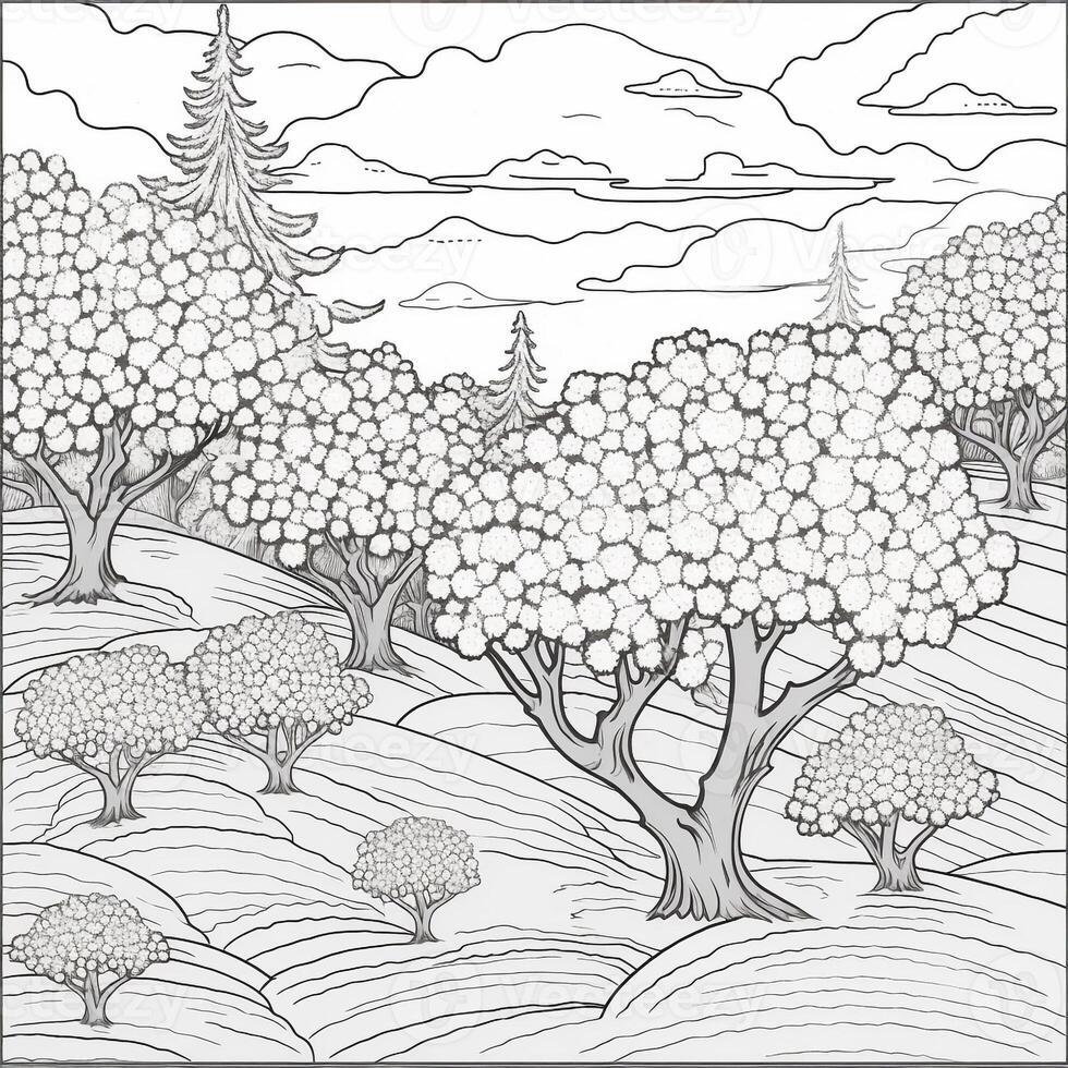 Spring Coloring Pages photo