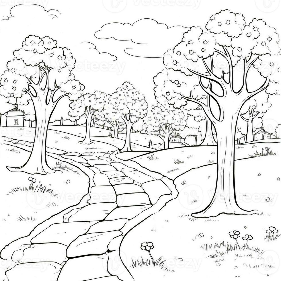 Spring Coloring Pages photo