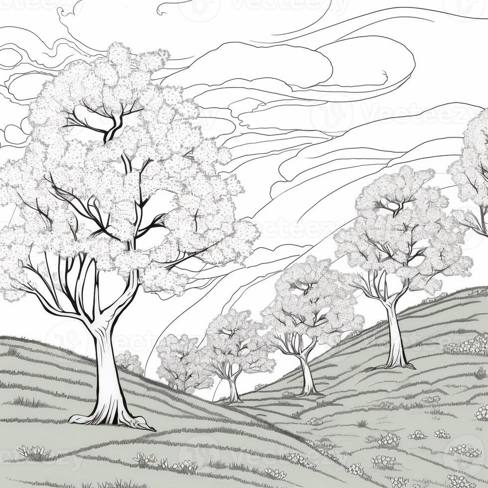 Spring Coloring Pages photo