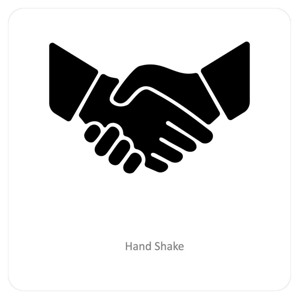 Hand Shake and partner icon concept vector
