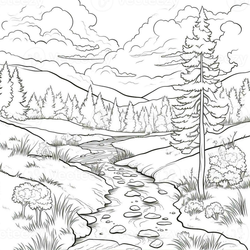 Spring Coloring Pages photo