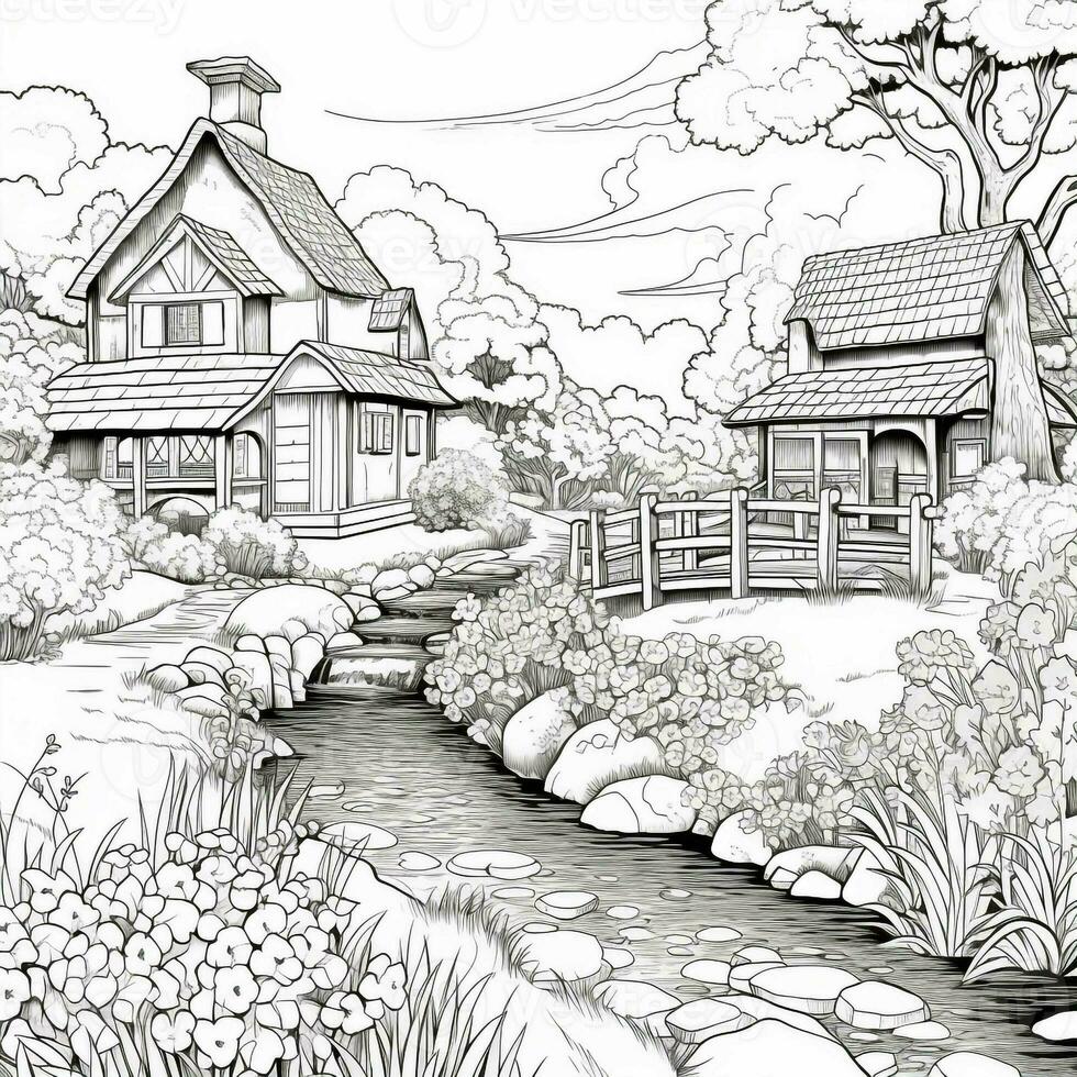 Spring Coloring Pages photo