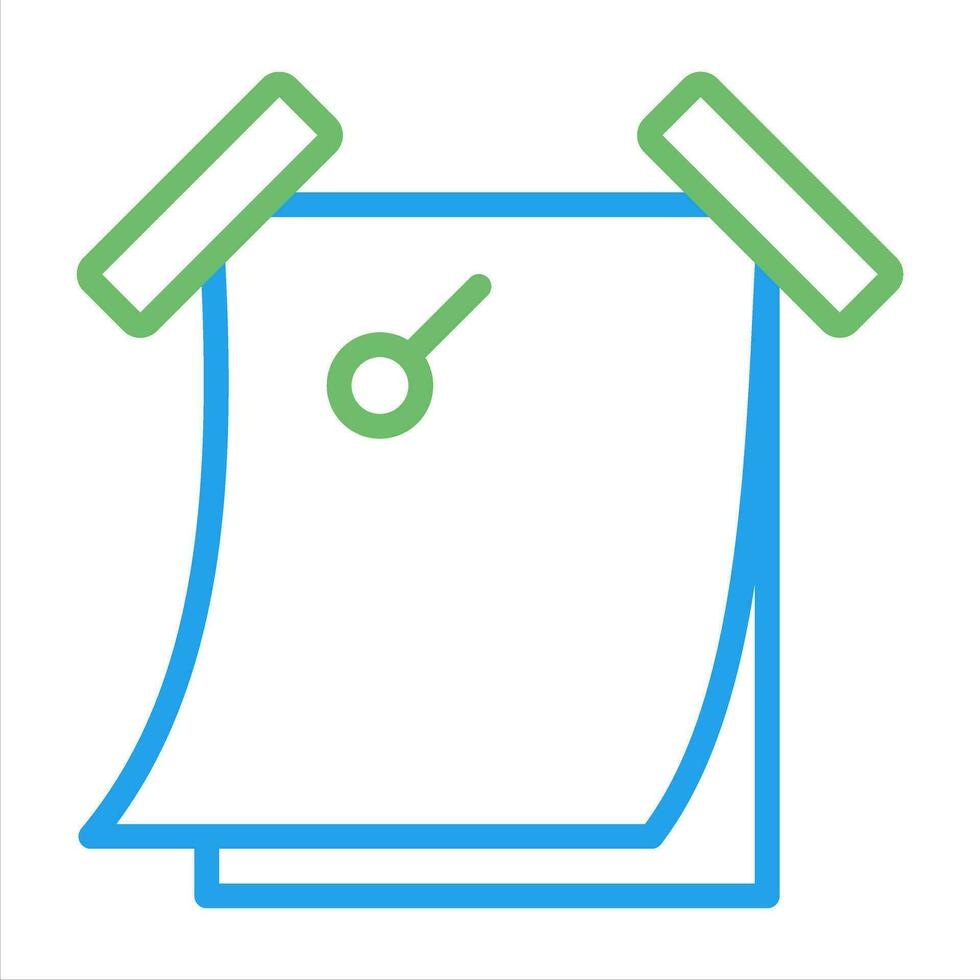 Sticky note with a thumbta Vector Icon