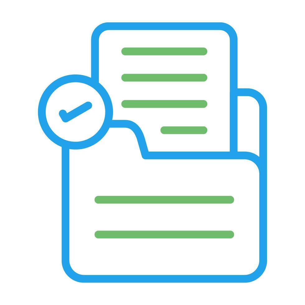 Document Check Vector Icon