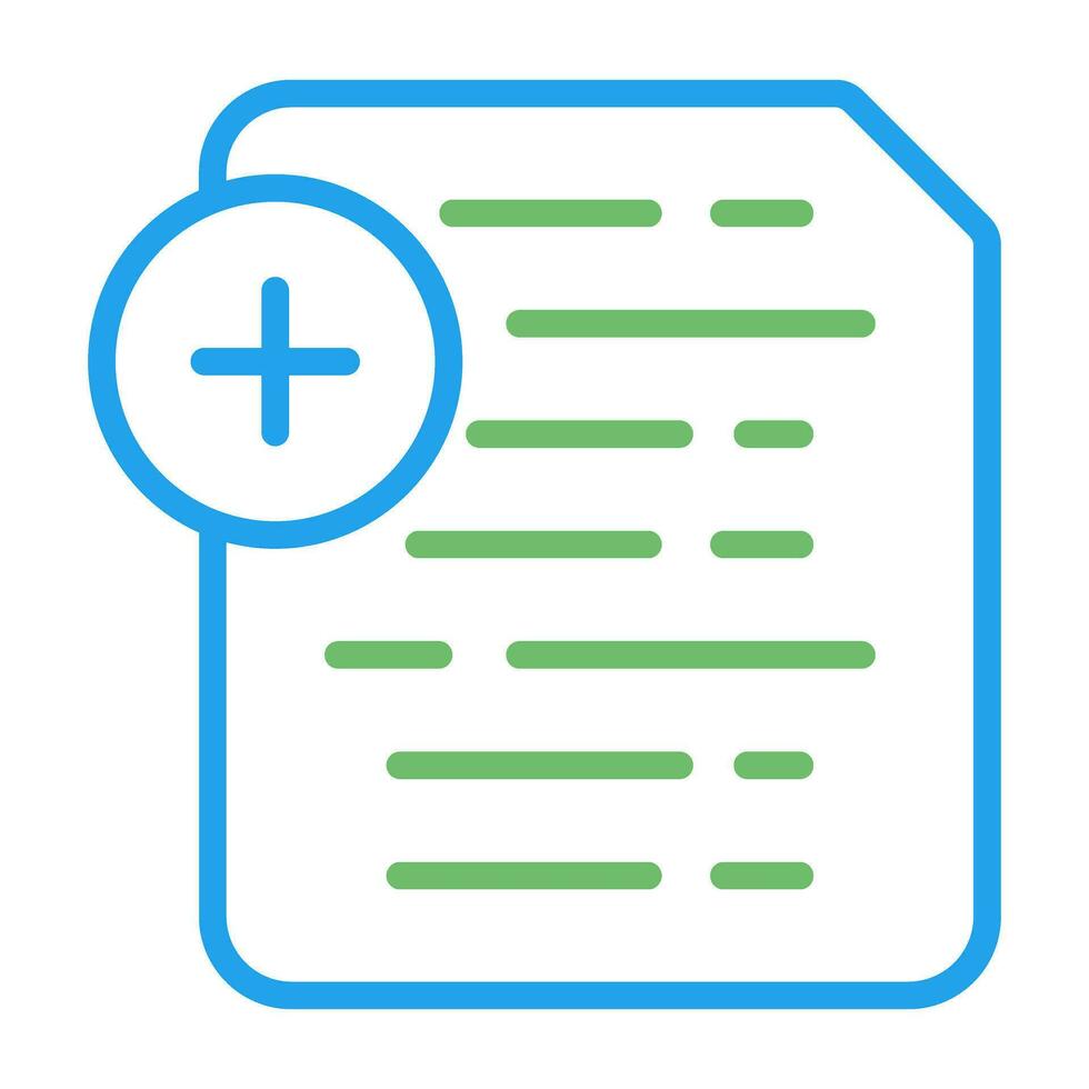 Document Insert Icon Vector Icon