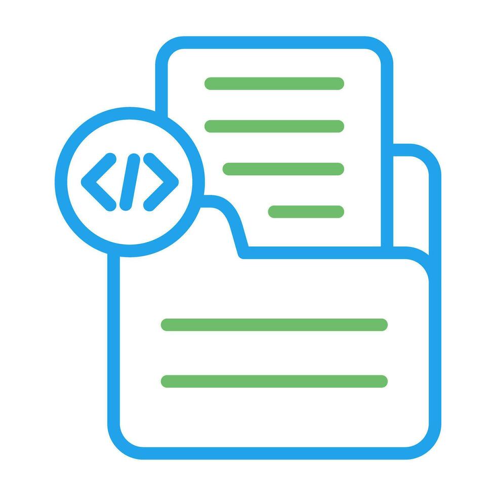 Document Insert Code Vector Icon