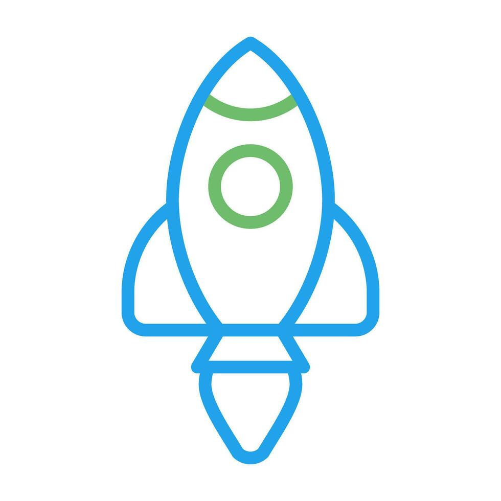 Rocket Lunch Vector Icon
