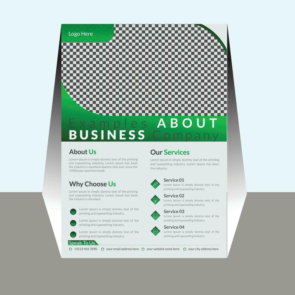 new business flyer ideas vector