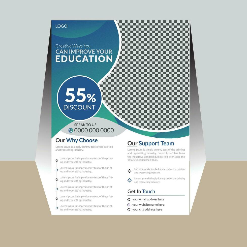flyer design templates free download 26642958 Vector Art at Vecteezy
