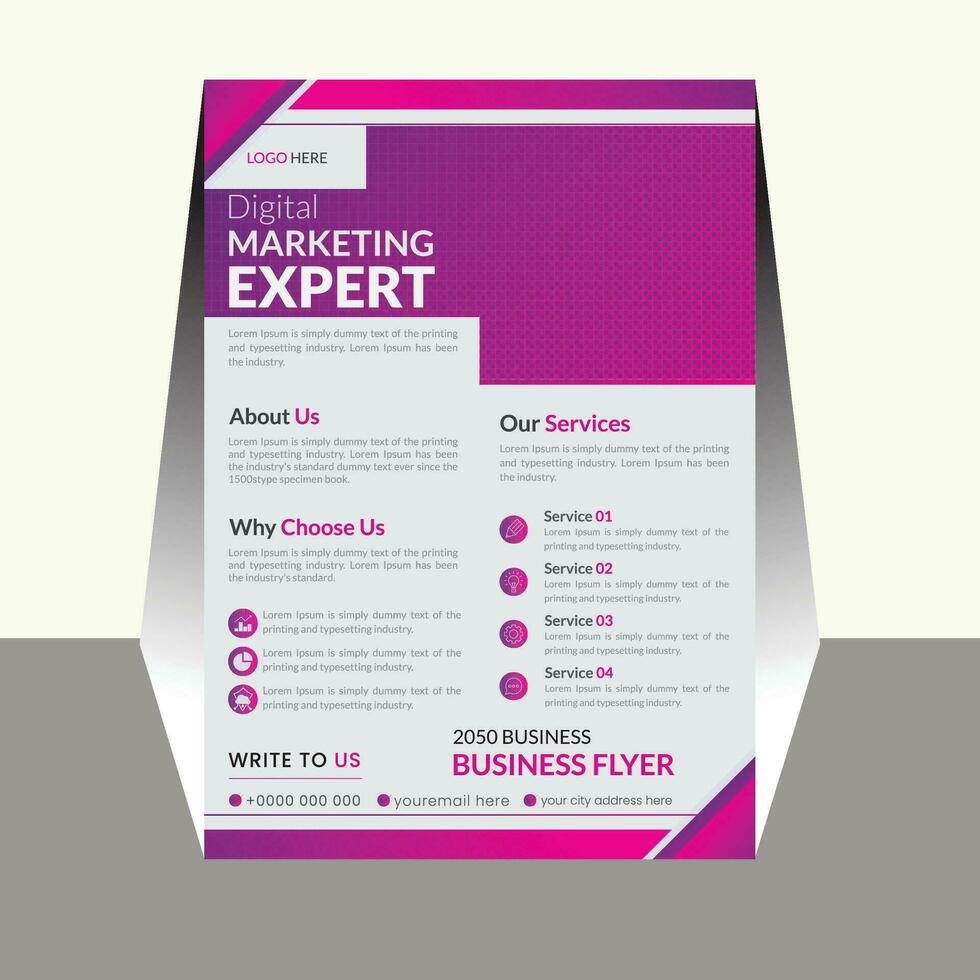 business flyer templates publisher vector