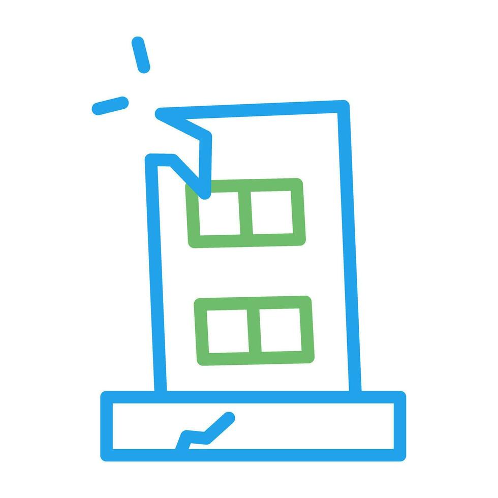 Facility Damage Vector Icon