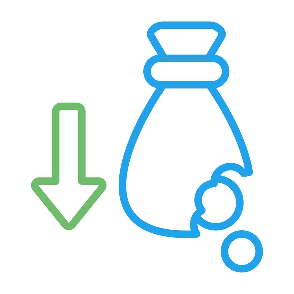 Financial Loss Vector Icon