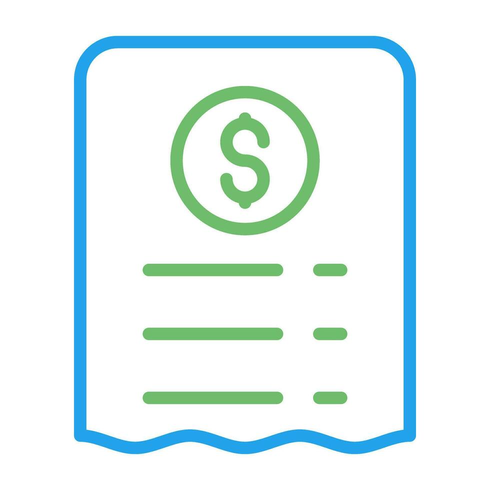 Receipt Vector Icon