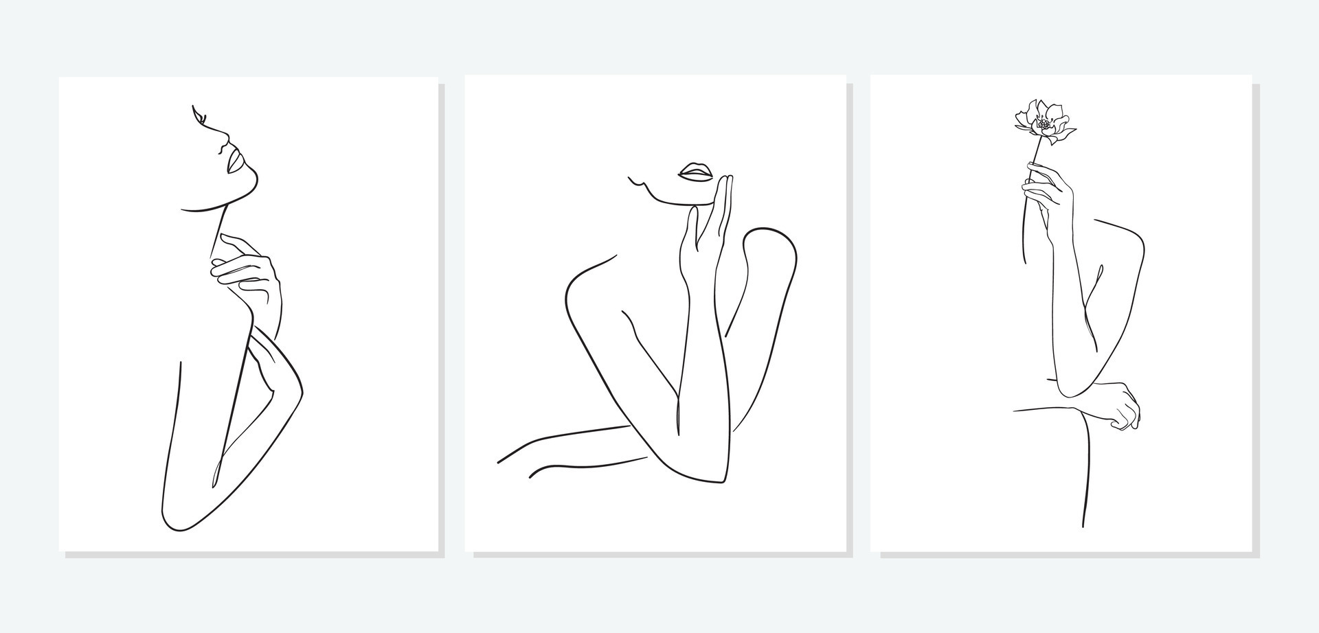 Minimal line art deals