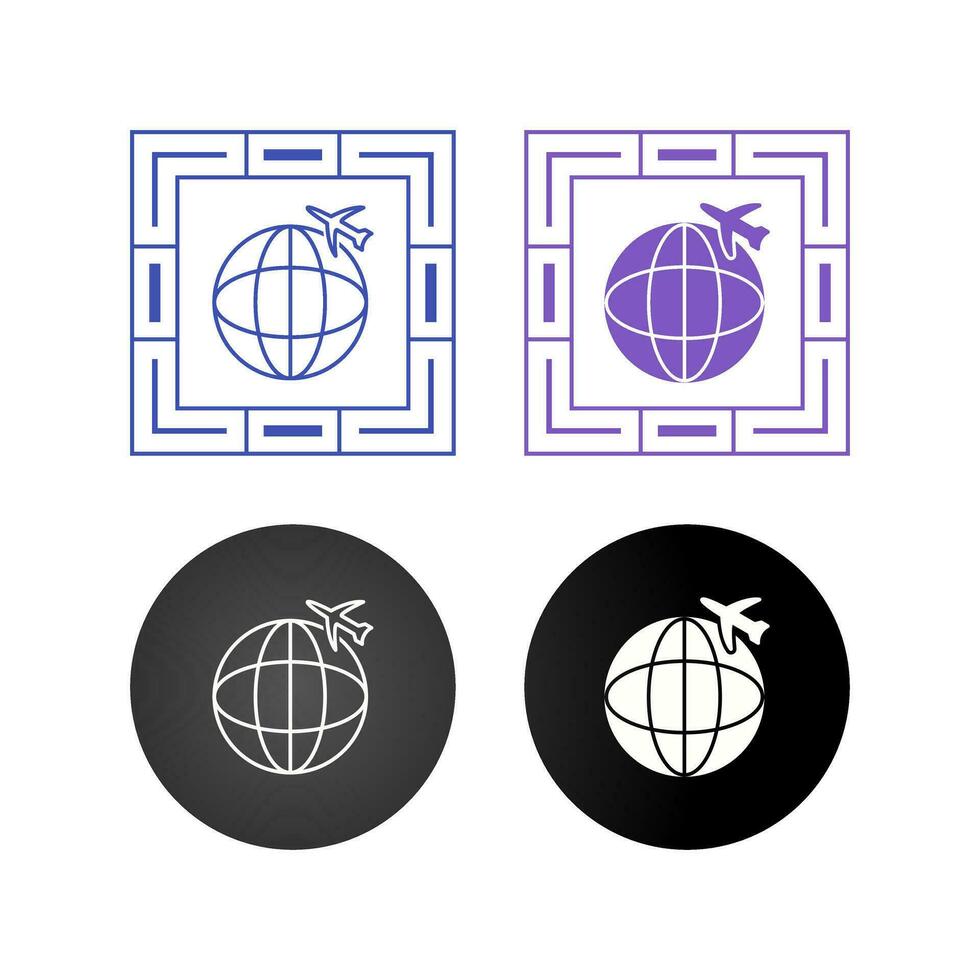 International Flights Vector Icon
