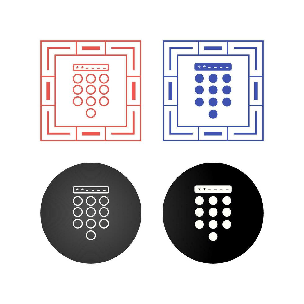 Passcode Lock Vector Icon