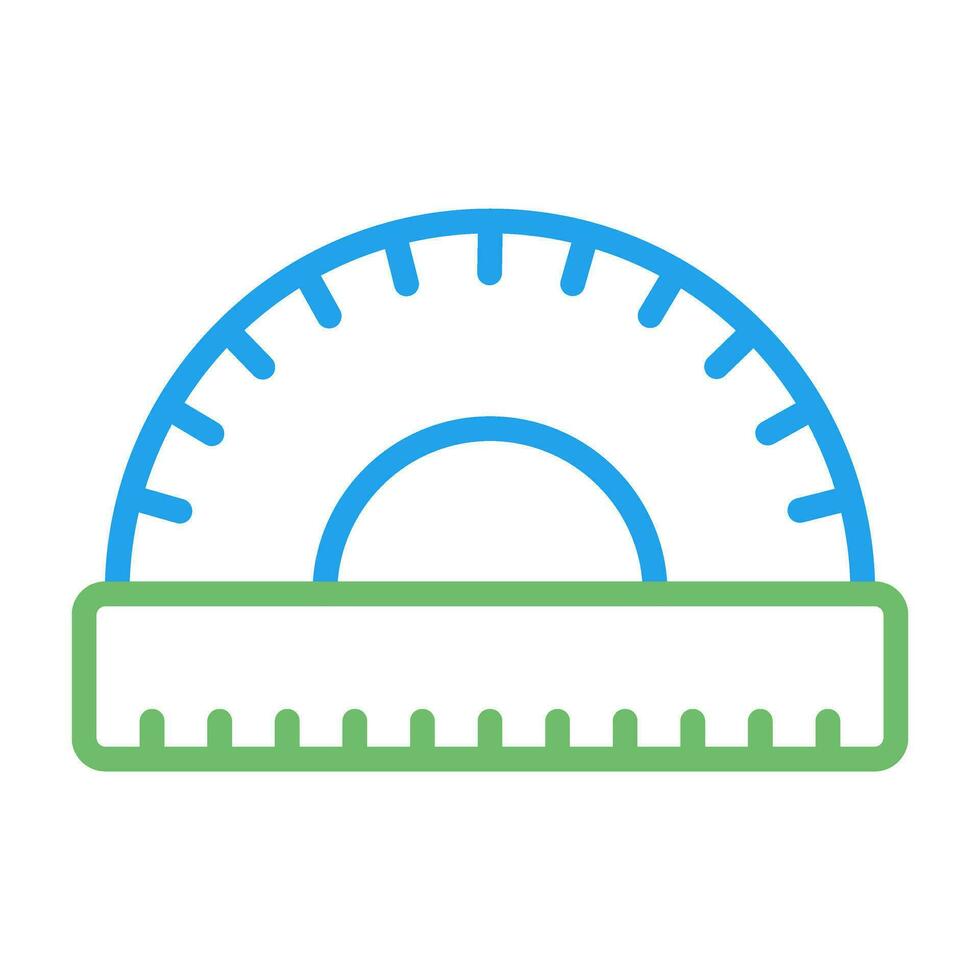 Protractor Vector Icon