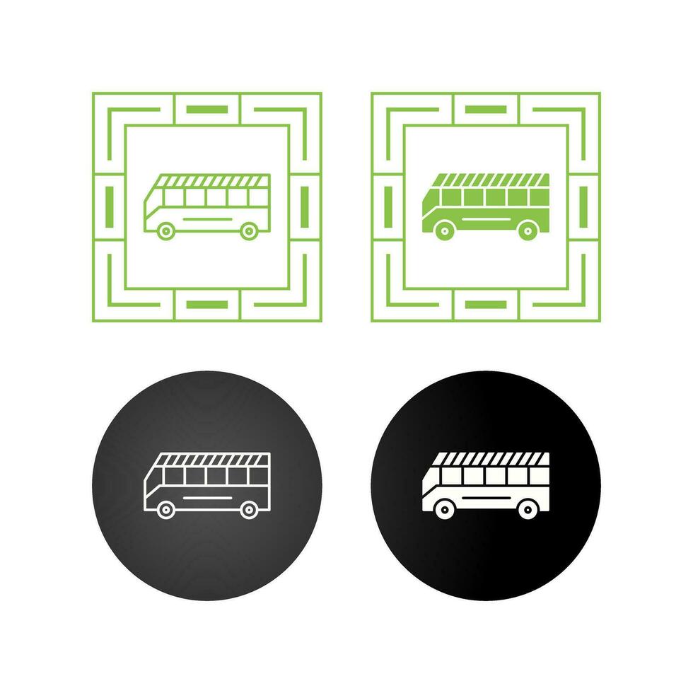 School Bus Vector Icon
